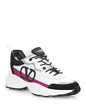 Valentino Garavani Women's Shegoes Lace Up Low Top Sneakers