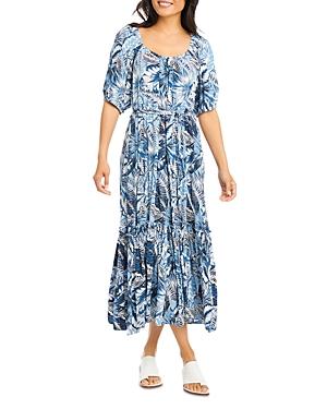 Karen Kane Puff Sleeve Midi Dress