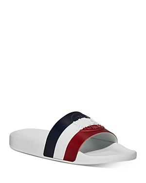 Moncler Women's Jeanne Striped Slide Sandals