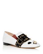 Bally Women's Janelle Embellished Leather Smoking Slippers