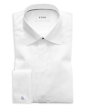 Eton Of Sweden Slim Fit Diamond Weave Tuxedo Shirt