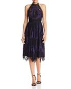 Laundry By Shelli Segal Embroidered Lace Dress