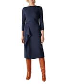 St. John Milano Knit Faux Wrap Dress
