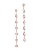 Bloomingdale's Bezel Set Diamond Drop Earrings In 14k Rose Gold, 1.0 Ct. T.w. - 100% Exclusive