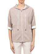 Peserico Zippered Hoodie