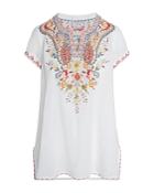 Johnny Was Tikal Embroidered Top