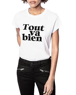 Zadig & Voltaire Woop Tout Va Bien Tee