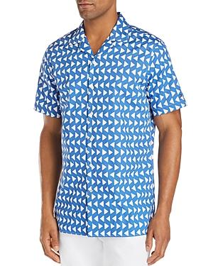 Tommy Hilfiger Short-sleeve Triangle-print Regular Fit Shirt