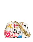 Pinko Mini Nappa Leather Chain Clutch