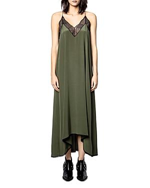 Zadig & Voltaire Risty Silk High/low Slip Dress
