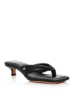 Anine Bing Women's Viola Kitten Heel Thong Sandals