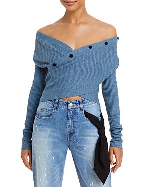 Hellessy Davis Faux Wrap Sweater