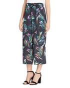 Catherine Catherine Malandrino Carver Abstract Floral Crop Pants