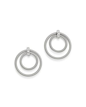 Marco Bicego 18k White Gold Bi49 Diamond Double-circle Drop Earrings - 100% Exclusive