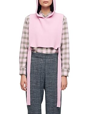 Maje Hooded Collar Vest