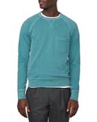 Officine Generale Chris Crewneck Fleece Sweatshirt