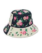 Lele Sadoughi Floral Embroidered Bucket Hat