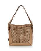 Stella Mccartney Laser Cut Medium Hobo