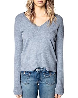 Zadig & Voltaire Vivi Cashmere Star Patch Sweater