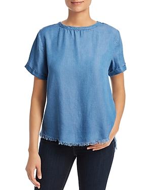 Alison Andrews Chambray High/low Top