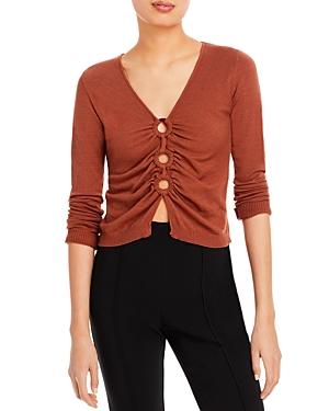 Musier V Neck Top With Rings
