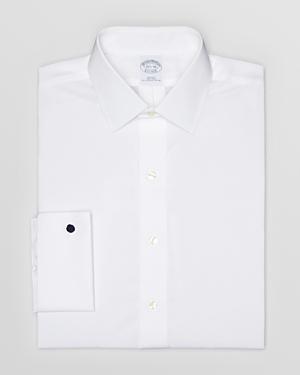 Brooks Brothers Solid Broadcloth Noniron Dress Shirt