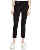 7 For All Mankind Kimmie Crop Jeans In Black