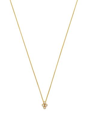 Bloomingdale's Diamond Milgrain Bezel Set Pendant Necklace In 14k Yellow Gold, 18 - 100% Exclusive