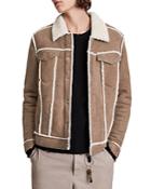 Allsaints Hayle Shearling Trucker Jacket