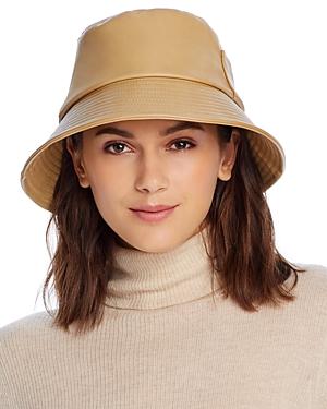 Lack Of Color Wave Faux Leather Bucket Hat