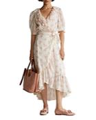 Polo Ralph Lauren Ruffled Floral Wrap Dress