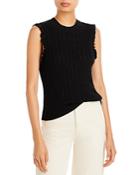 Paige Gardenia Sleeveless Knit Top