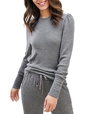 Splendid Katrina Puff Shoulder Sweater