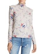 Joie Robbia Floral-pattern Wool & Cashmere Sweater