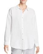 Eileen Fisher Organic Linen Button-down Shirt