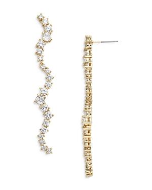 Baublebar Cynthia Crystal Wavy Drop Earrings