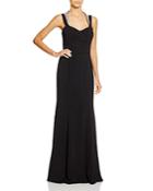 Js Collections Beaded Strap Crepe Gown