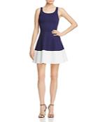 Aqua Sleeveless Color-block Dress - 100% Exclusive