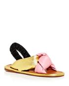 Miu Miu Women's Color Block Slingback Sandals