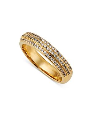 Nadri Wythe Three Row Pave Band