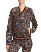 Pam & Gela Leopard Print Track Jacket