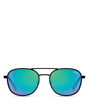 Quay Men's Quay X Arod Apollo Brow Bar Round Sunglasses, 49mm