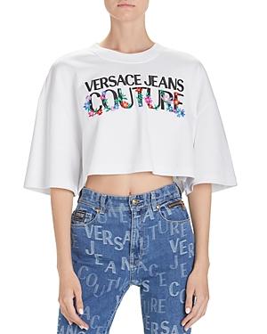Versace Jeans Couture Logo Cropped Top