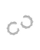 Bloomingdale's Diamond Semi-circle Earrings In 14k White Gold, 1.0 Ct. T.w. - 100% Exclusive