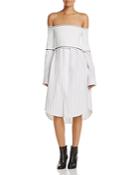Dkny Layered Look Off-the-shoulder Dress