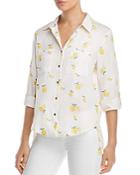 Billy T Lemon-print Button-down Shirt