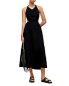 Allsaints Ludo Halter Midi Dress