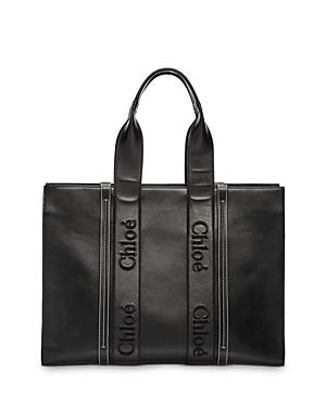 Chloe Woody Large Leather Tote