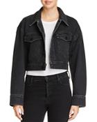 T By Alexander Wang Cropped Denim Jacket