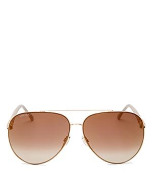 Jimmy Choo Women's Brow Bar Aviator Sunglasses, 46mm
